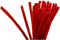 Creotime Chenille Draad 25 Stuks 30 Cm 9 Mm Rood