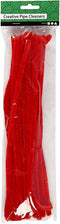 Creotime Chenille Draad 25 Stuks 30 Cm 9 Mm Rood