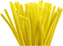 Creotime Chenille Draad 50 Stuks 30 Cm 6 Mm Geel
