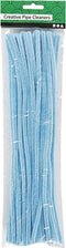 Creotime Chenille Draad 50 Stuks 30 Cm 6 Mm Lichtblauw