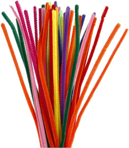 Creotime Chenille Draad 50 Stuks 30 Cm 6 Mm Multicolor