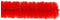 Creotime Chenille Draad 50 Stuks 30 Cm 6 Mm Rood