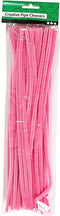 Creotime Chenille Draad 50 Stuks 30 Cm 6 Mm Roze