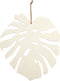 Creotime Decoratiehanger Monsterablad 35 X 34 Cm Naturel