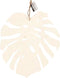 Creotime Decoratiehanger Monsterablad 35 X 34 Cm Naturel