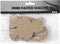 Creotime Decoraties Pasen Papier-maché 10 Cm Bruin 6 Stuks
