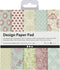 Creotime Designpapier Blok Groen/paars 15,2 Cm 50 Vellen
