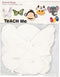 Creotime Dierenmaskers Wit H: 13-24 Cm B: 20-28 Cm 16 Stuks