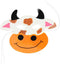 Creotime Dierenmaskers Wit H: 13-24 Cm B: 20-28 Cm 16 Stuks