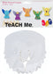 Creotime Engelen Teach Me 10,5 Cm Karton Wit 25 Stuks
