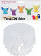 Creotime Engelen Teach Me 10,5 Cm Karton Wit 25 Stuks