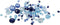 Creotime Facetkralen Mix Blauw 45 G
