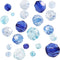Creotime Facetkralen Mix Blauw 45 G