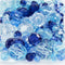 Creotime Facetkralen Mix Blauw 45 G