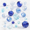 Creotime Facetkralen Mix Blauw 45 G