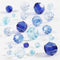 Creotime Facetkralen Mix Blauw 45 G