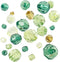 Creotime Facetkralen Mix Groen 45 G