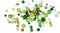 Creotime Facetkralen Mix Groen 45 G