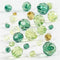 Creotime Facetkralen Mix Groen 45 G