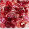 Creotime Facetkralen Mix Rood 45 G