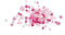Creotime Facetkralen Mix Roze 45 G
