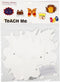 Creotime Fantasiemaskers Wit 15-20 Cm 5 Stuks