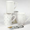 Creotime Glas- en Porseleinstift Dekkend Set Metallic 4 stuks