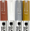 Creotime Glas- en Porseleinstift Dekkend Set Metallic 4 stuks