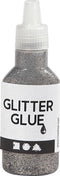Creotime Glitterlijm 25 Ml Zilver