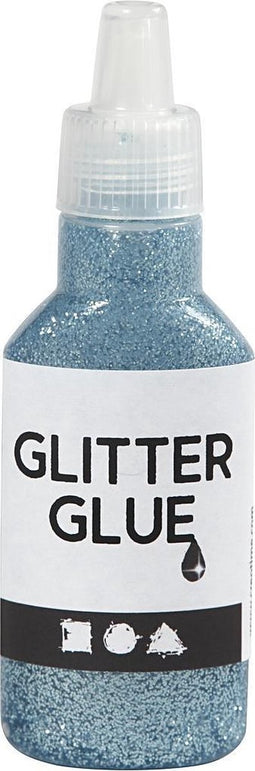 Creotime Glitterlijm Lichtblauw 25 Ml