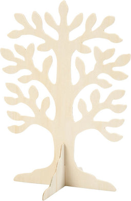 Creotime Houten Boom Triplex 30 X 21,5 Cm Blank Per Stuk