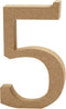 Creotime Houten Cijfer 5 8 Cm