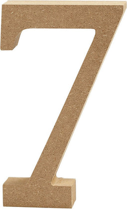 Creotime Houten Cijfer 7 13 Cm