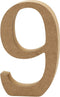 Creotime Houten Cijfer 9 8 Cm