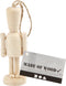 Creotime Houten Figuur Hat 9 Cm Blank Per Stuk