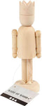 Creotime Houten Figuur Kroon 13 Cm Blank Per Stuk
