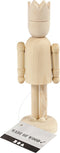 Creotime Houten Figuur Kroon 13 Cm Blank Per Stuk