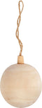 Creotime Houten Kerstbal 6,4 Cm Blank
