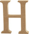Creotime Houten Letter H 8 Cm