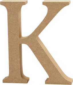 Creotime Houten Letter K 8 Cm