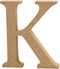 Creotime Houten Letter K 8 Cm