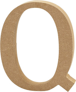 Creotime Houten Letter Q 8 Cm
