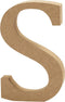 Creotime Houten Letter S 8 Cm