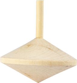 Creotime Houten Tol Lichtbruin 5,5 X 5 Cm