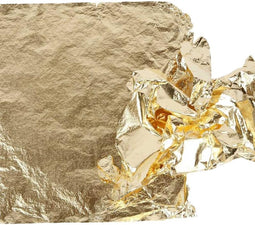 Creotime Imitatie bladmetaal, vel 16x16 cm, goud, 25 vellen