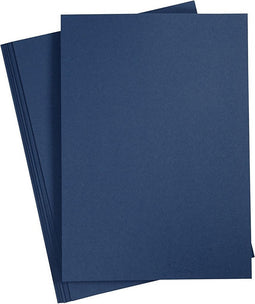 Creotime Karton 21 X 29,7 Cm 10 Stuks 220 G Blauw