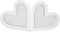 Creotime Knutselset Hartenlijst 18 Cm Karton Wit 16 Stuks