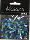 Creotime Kunststof Mini Mozaiek Vierkant Blauw/groen 5x5mm