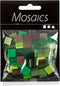 Creotime Kunststof Mini Mozaiek Vierkant Groen 10x10mm