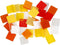 Creotime Kunststof Mini Mozaiek Vierkant Rood 10x10mm